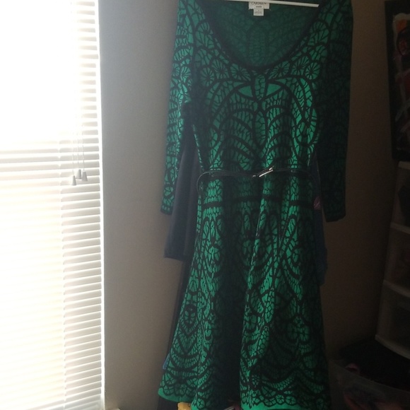 Carmen Marc Valvo Dresses & Skirts - Aline dress with belt